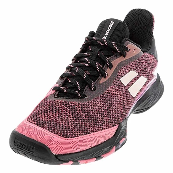 Babolat Jet Tere All Court Pink/Black Tennis/Pickleball Women’s 7/EU38 shoes EUC - Picture 1 of 11